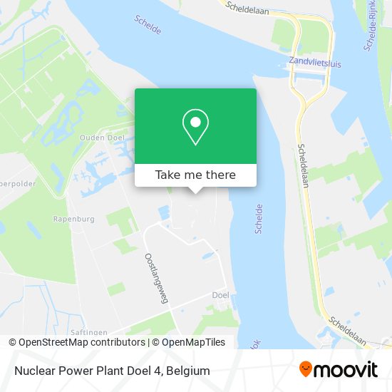 Nuclear Power Plant Doel 4 map