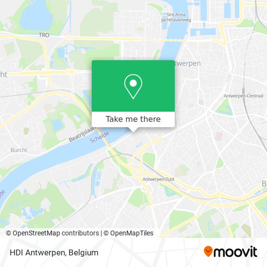 HDI Antwerpen map