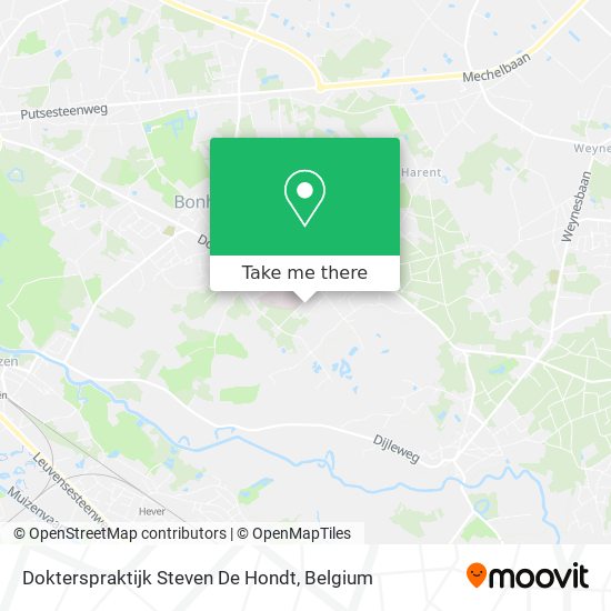 Dokterspraktijk Steven De Hondt plan