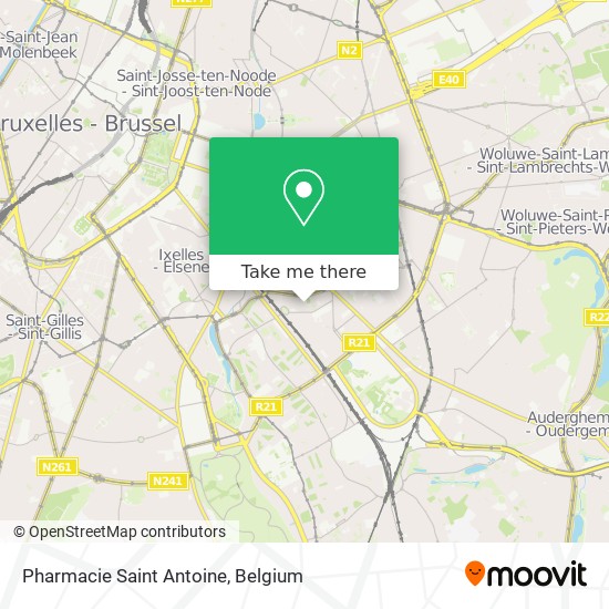 Pharmacie Saint Antoine map