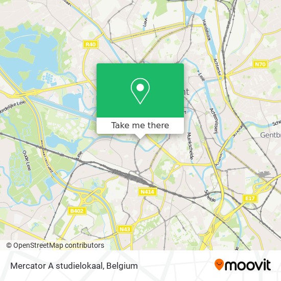 Mercator A studielokaal plan