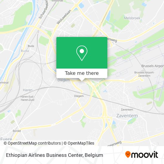Ethiopian Airlines Business Center map