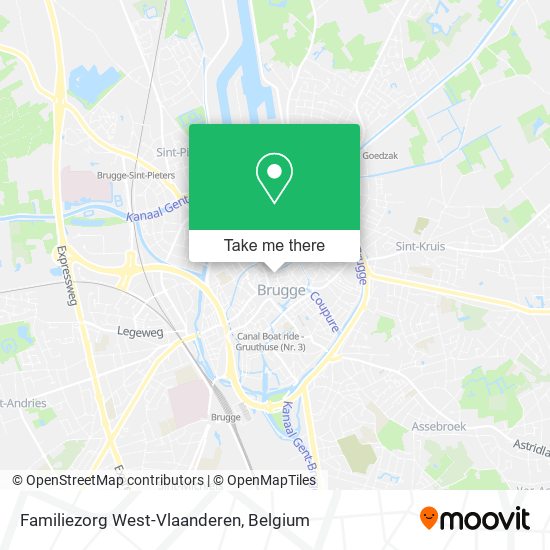 Familiezorg West-Vlaanderen map