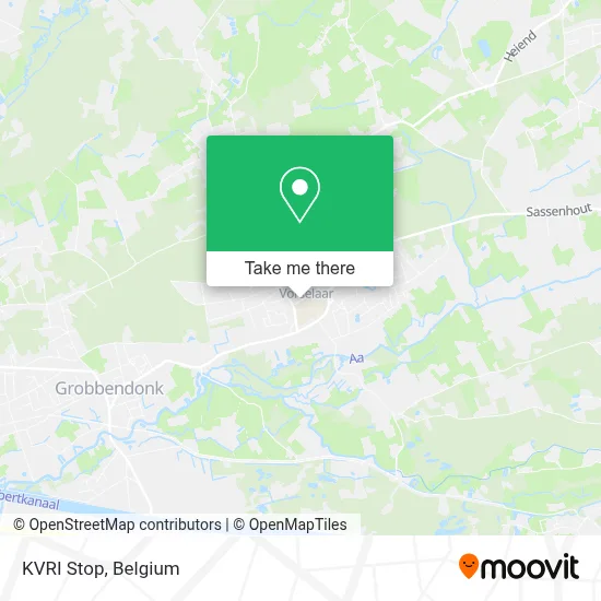 KVRI Stop map