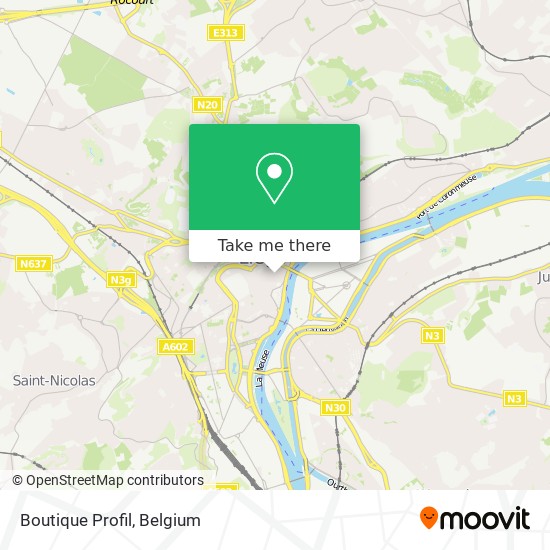 Boutique Profil map