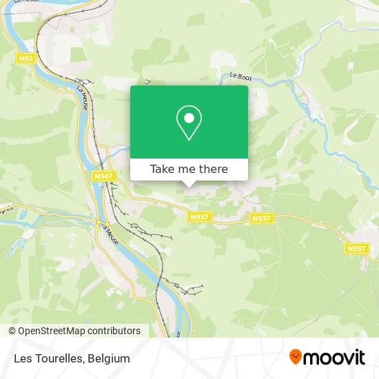 Les Tourelles map