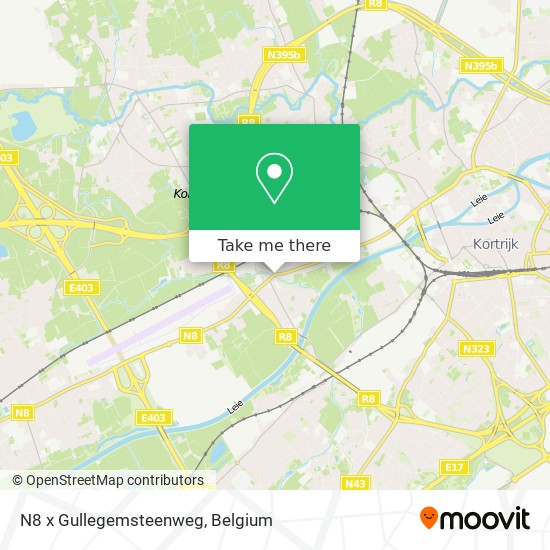 N8 x Gullegemsteenweg map