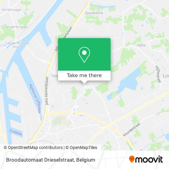 Broodautomaat Drieselstraat plan