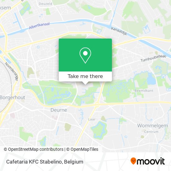 Cafetaria KFC Stabelino map