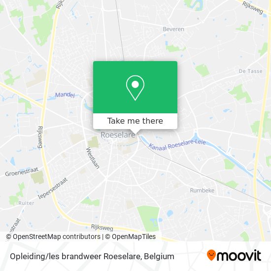 Opleiding / les brandweer Roeselare map