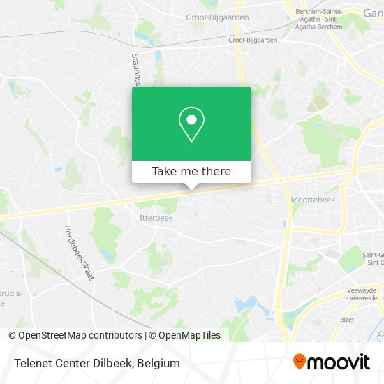 Telenet Center Dilbeek map