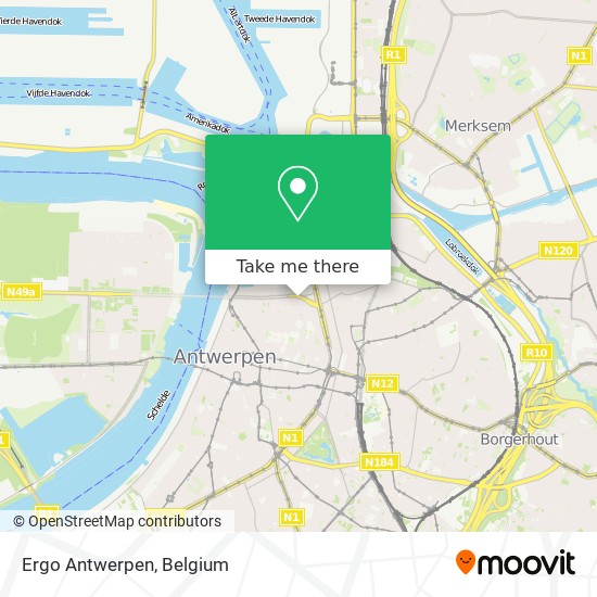 Ergo Antwerpen map