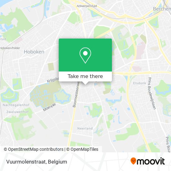 Vuurmolenstraat map