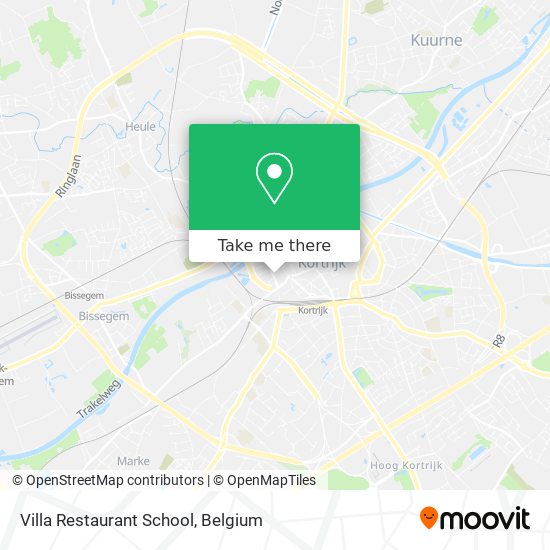 Villa Restaurant School map