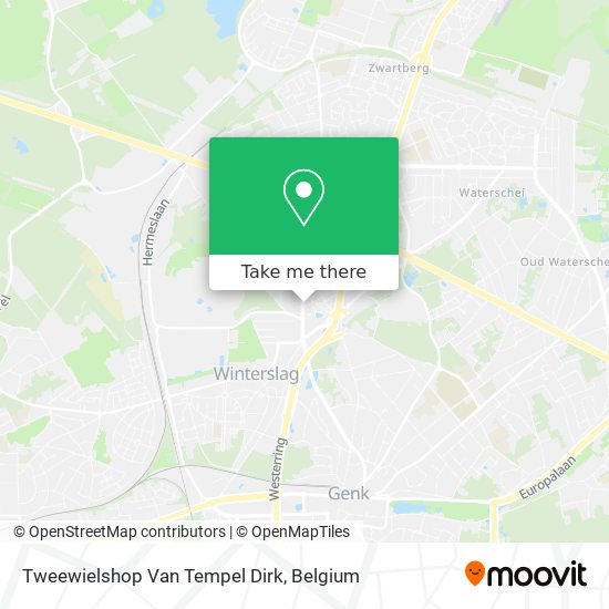 Tweewielshop Van Tempel Dirk map