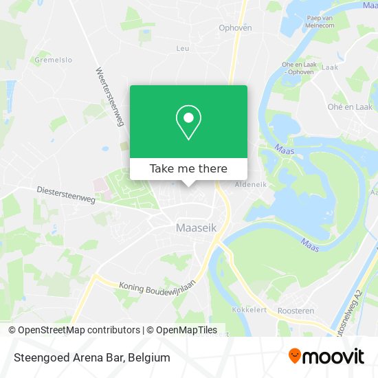 Steengoed Arena Bar map