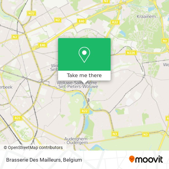 Brasserie Des Mailleurs map