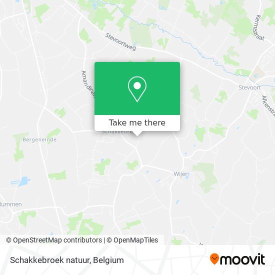 Schakkebroek natuur map