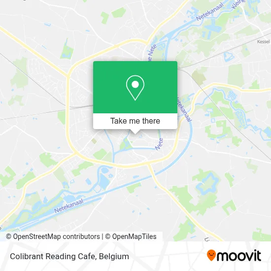 Colibrant Reading Cafe map