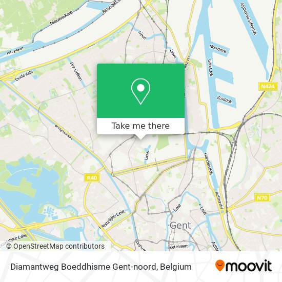 Diamantweg Boeddhisme Gent-noord plan