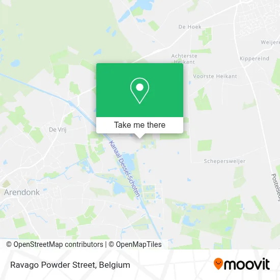 Ravago Powder Street map