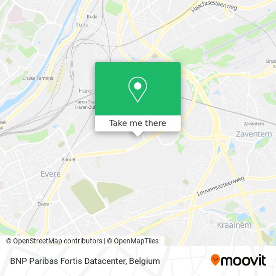 BNP Paribas Fortis Datacenter map