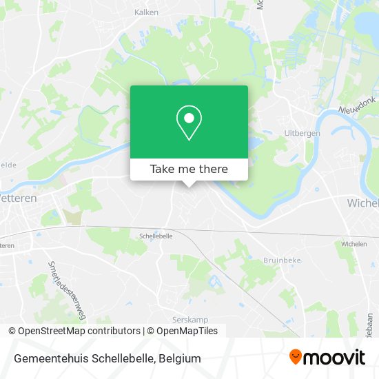 Gemeentehuis Schellebelle map