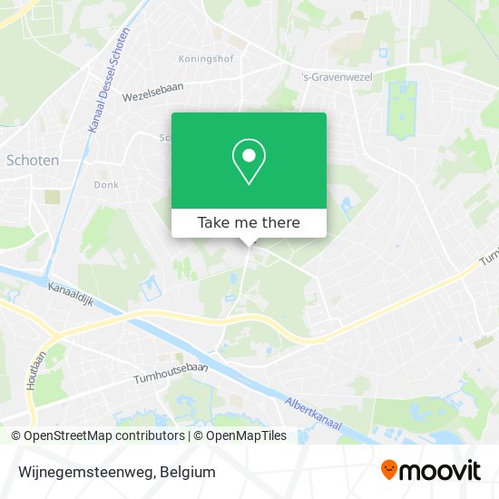 Wijnegemsteenweg map