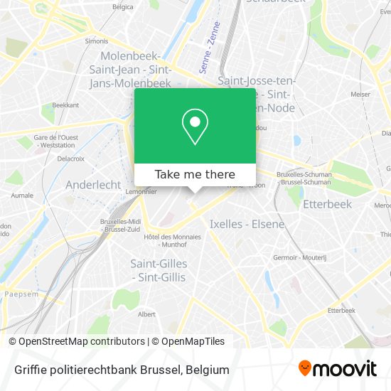 Griffie politierechtbank Brussel map