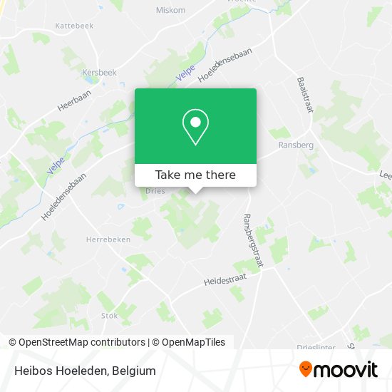 Heibos Hoeleden map
