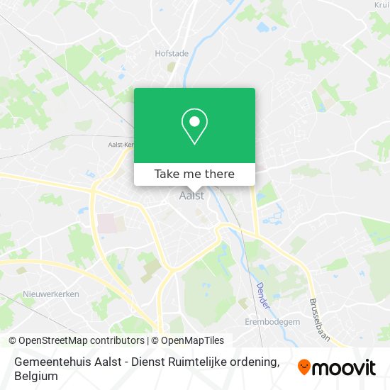 Gemeentehuis Aalst - Dienst Ruimtelijke ordening map