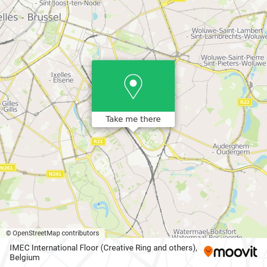 IMEC International Floor (Creative Ring and others) map