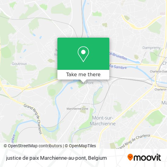 justice de paix Marchienne-au-pont map