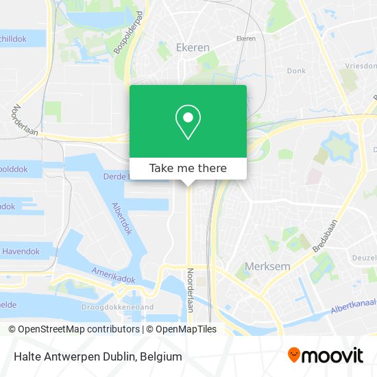 Halte Antwerpen Dublin map
