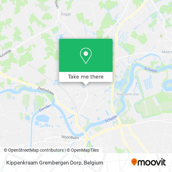 Kippenkraam Grembergen Dorp map