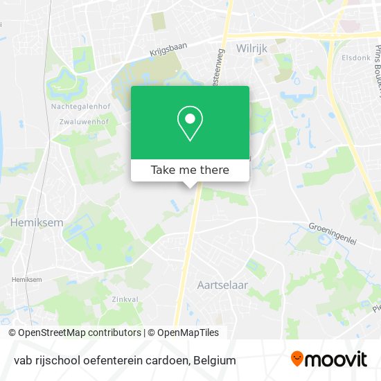 vab rijschool oefenterein cardoen map