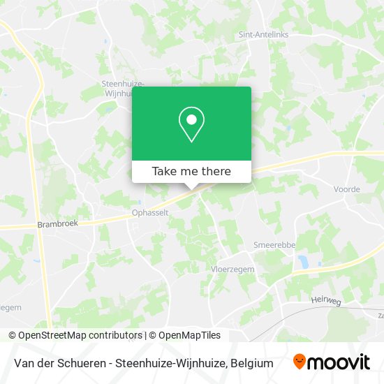 Van der Schueren - Steenhuize-Wijnhuize map