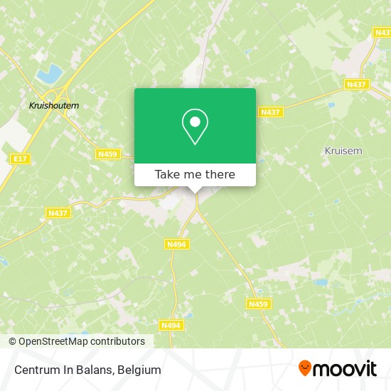 Centrum In Balans map