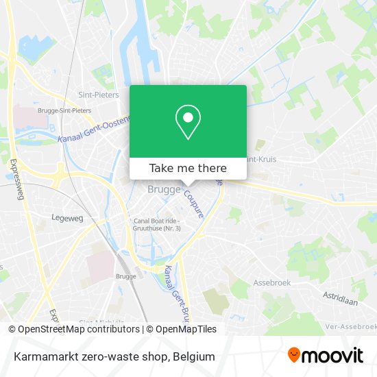 Karmamarkt zero-waste shop map