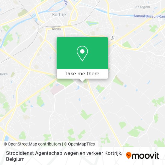 Strooidienst Agentschap wegen en verkeer Kortrijk plan