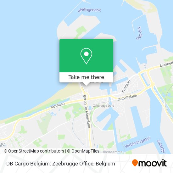 DB Cargo Belgium: Zeebrugge Office map