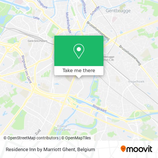 Residence Inn by Marriott Ghent map