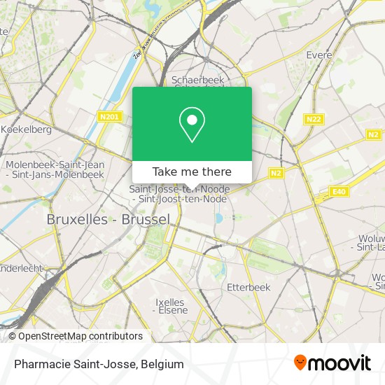 Pharmacie Saint-Josse map