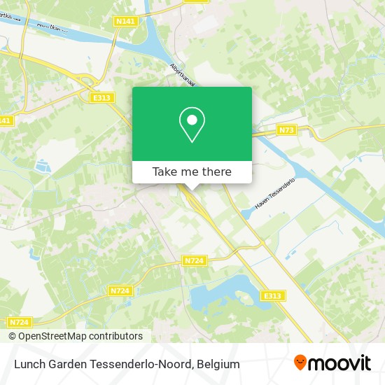 Lunch Garden Tessenderlo-Noord map