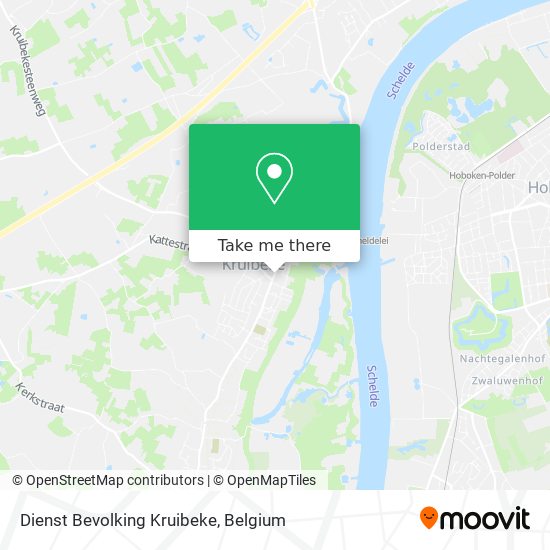 Dienst Bevolking Kruibeke map