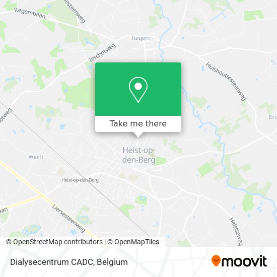 Dialysecentrum CADC map