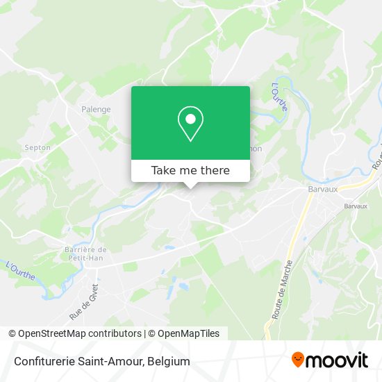 Confiturerie Saint-Amour map