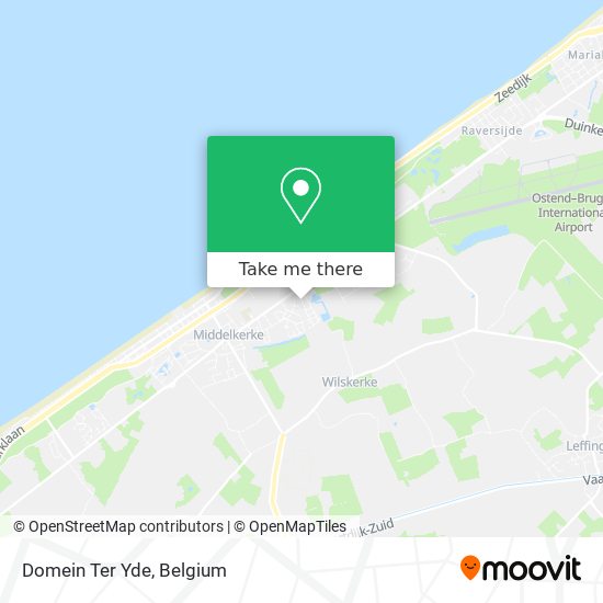 Domein Ter Yde map