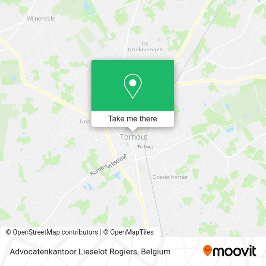 Advocatenkantoor Lieselot Rogiers map