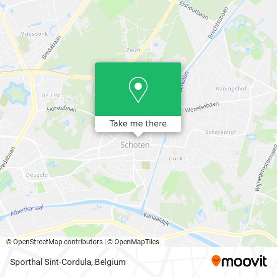Sporthal Sint-Cordula map